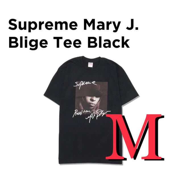 Supreme - 【supreme】Mary.J Blige tee Mサイズ Blackの通販 by ...