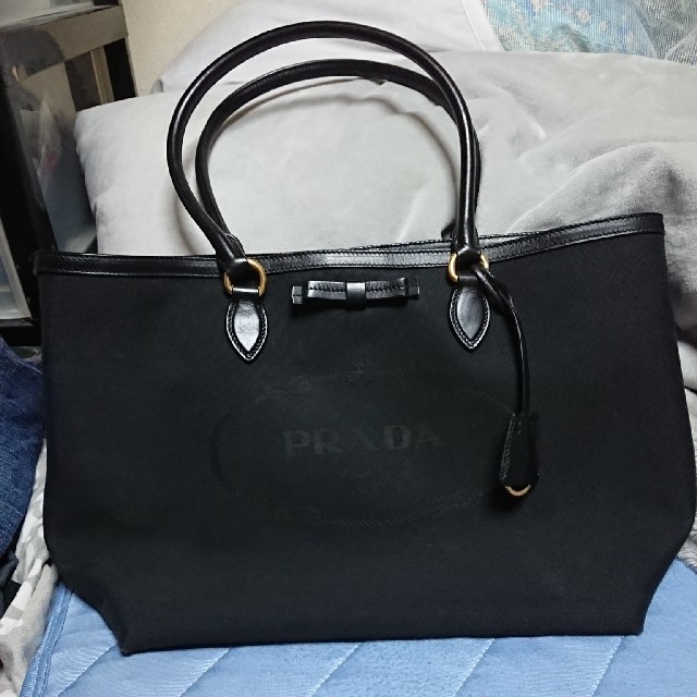 バッグPRADA ジャガード????トート????????