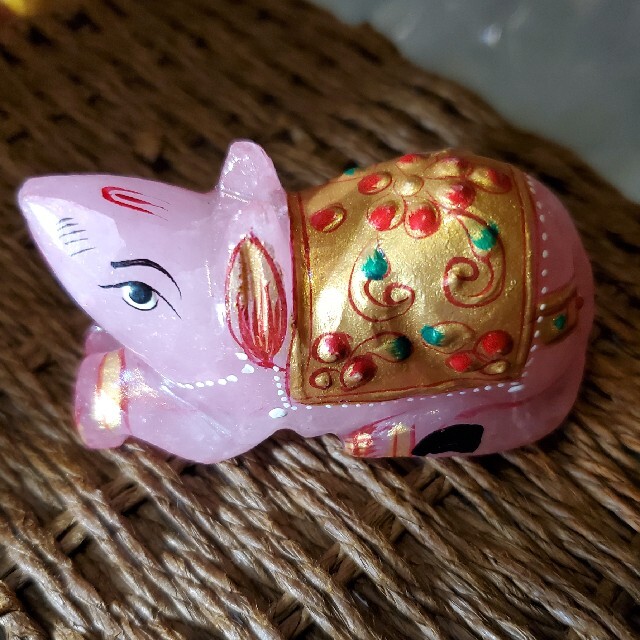 一点限り希少。ローズクオーツねずみ置物!大黒様 金運、子宝 一点限り希少。ローズクオーツねずみ置物!大黒様 金運、子宝