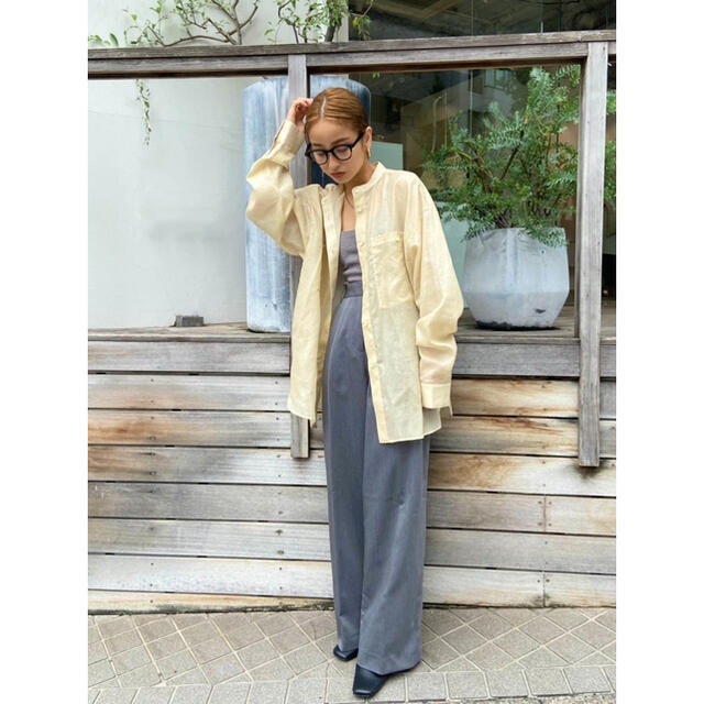 TODAYFUL(トゥデイフル)のOrgandy Over Shirts クリーム レディースのトップス(シャツ/ブラウス(長袖/七分))の商品写真