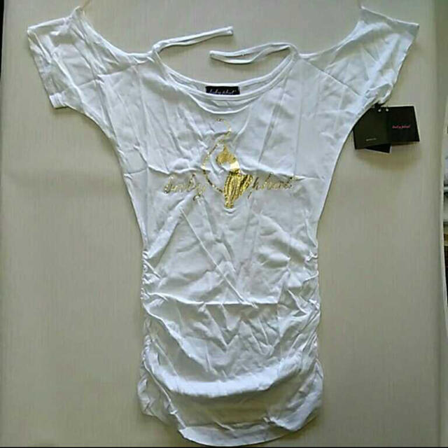 BABY PHAT SO SEXY COLD SHOULDER TEE 新品 Ｓ