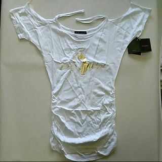 ベビーファット(Baby Phat)のBABY PHAT SO SEXY COLD SHOULDER TEE 新品 Ｓ(Tシャツ(半袖/袖なし))