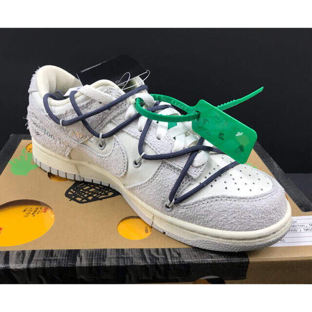 新品25.5cm NIKE DUNK LOW OFF-WHITE 20/50