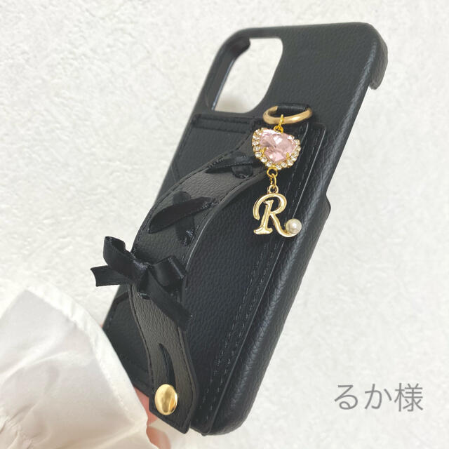 るか様 編み上げリボン iPhoneケース スマホ/家電/カメラのスマホアクセサリー(iPhoneケース)の商品写真