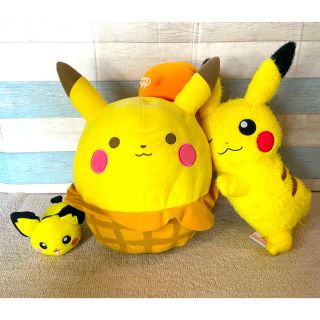 ポケモン(ポケモン)のポケモン　ピカチュウ　ピチュー　ぬいぐるみ　セット(ぬいぐるみ)