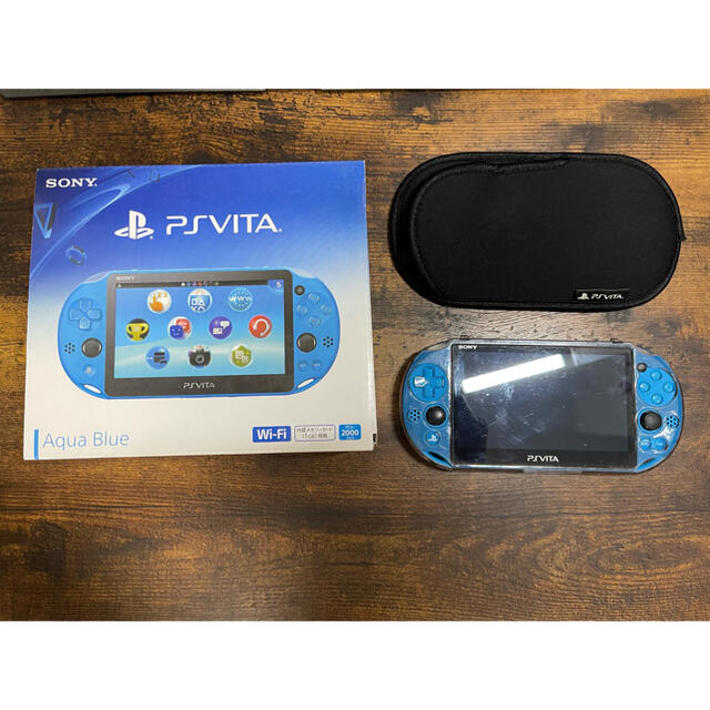 PS VITA 本体 ソフト3本 PCH-2000 Wi-Fiモデル…-