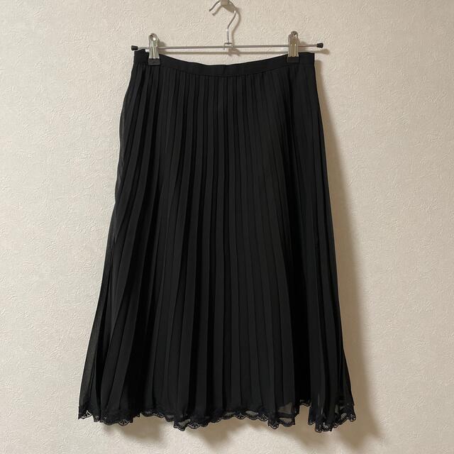 黒のギャザースカート レディースのスカート(ロングスカート)の商品写真