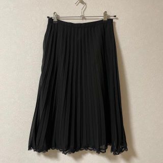 黒のギャザースカート(ロングスカート)