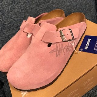 ビルケンシュトック(BIRKENSTOCK)のSTÜSSY & BIRKENSTOCK BOSTON CLOG • PINK(サンダル)