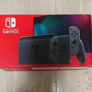 ニンテンドースイッチ(Nintendo Switch)の【新品・未開封】Switch 任天堂 スイッチ 本体 グレー ニンテンドウ(家庭用ゲーム機本体)