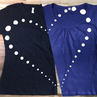 ユニクロ(UNIQLO)のUNIQLO VネックTシャツ、黒Tシャツ（ノーブランド）(Tシャツ(半袖/袖なし))