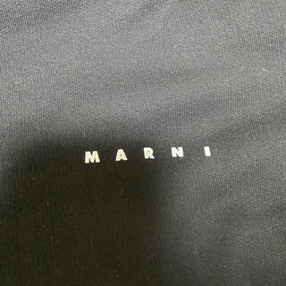 新品 本物 正規品 MARNI マルニ メンズ パーカー 黒 ロゴ
