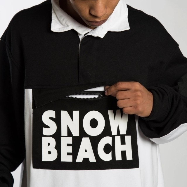 POLO RALPH LAUREN(ポロラルフローレン)の美品！SNOW beach スノービーチ POLO スウェット XL メンズのトップス(スウェット)の商品写真