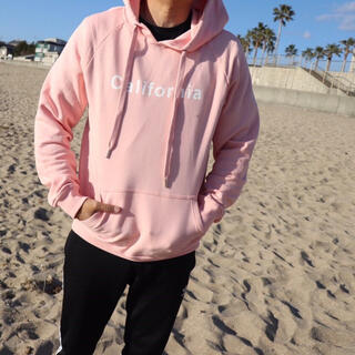 ロンハーマン(Ron Herman)の西海岸スタイル☆LUSSO SURF カリフォルニアパーカー　ピンク　Sサイズ(パーカー)