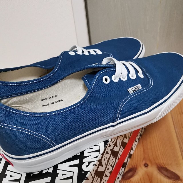 【早い者勝ち値引きUSED美品】VANS Authentic ネイビー30cm