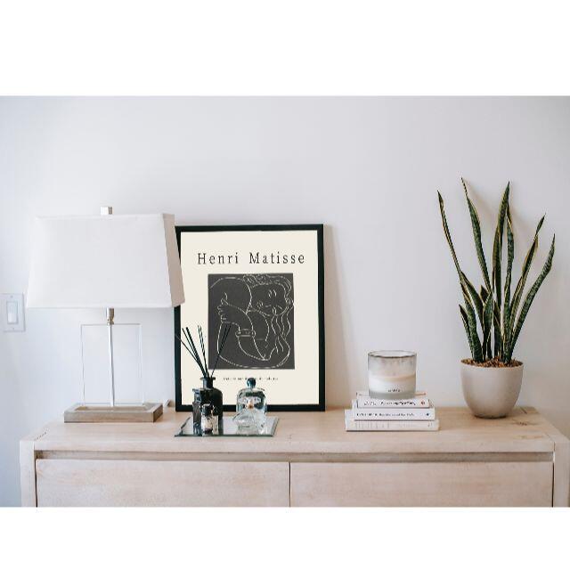 【インテリアポスター】アートポスター　アンリマティス　モノトーン　絵　絵画 ハンドメイドのインテリア/家具(アート/写真)の商品写真