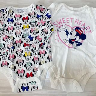 ベビーギャップ(babyGAP)の４ママ様専用【新品】babygap ロンパース3点セット 70(ロンパース)