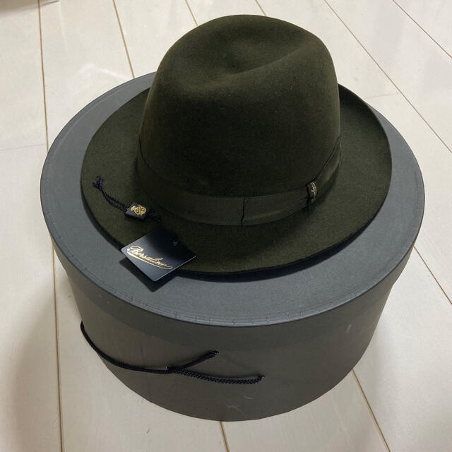 Borsalino ボルサリーノ 美品 カーキ MARENGO size 61 最安価格 www