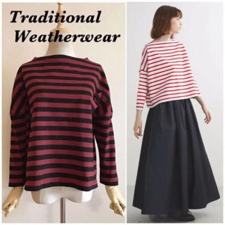 Traditional Weatherwear ボーダーワイドカットソー(カットソー(長袖/七分))