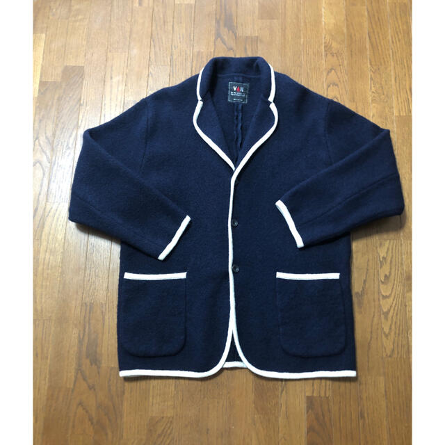 VAN Jacket(ヴァンヂャケット)の珍品　ウールモッサー　VAN パイピングスクールブレザー メンズのジャケット/アウター(テーラードジャケット)の商品写真