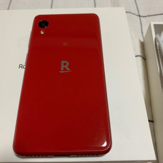 アンドロイド(ANDROID)のRakuten mini バンド１対応　楽天ミニ クリムゾンレッド  C330 (スマートフォン本体)