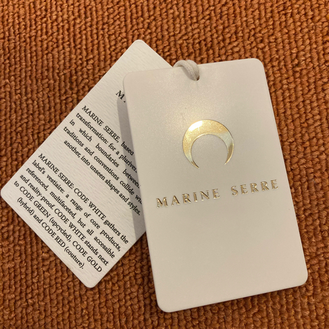 Marine Serre ベージュ　タグ付き レディースのトップス(Tシャツ(長袖/七分))の商品写真