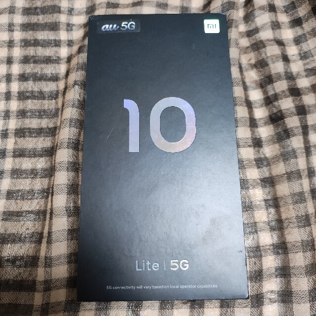 スマートフォン/携帯電話Xiaomi Mi 10 lite 5G XIG01　コズミックグレー