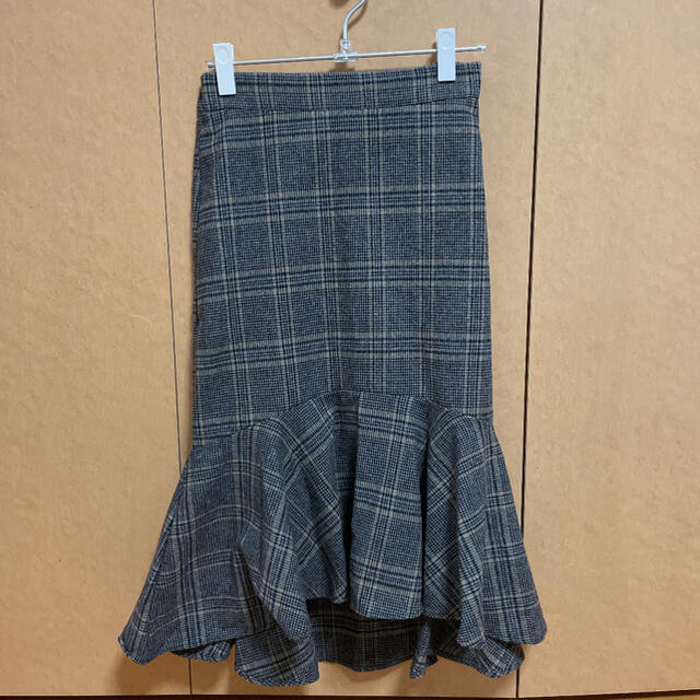 DURAS ambient(デュラスアンビエント)の【美品】AMBIENT チェックマーメイドスカート レディースのスカート(ひざ丈スカート)の商品写真