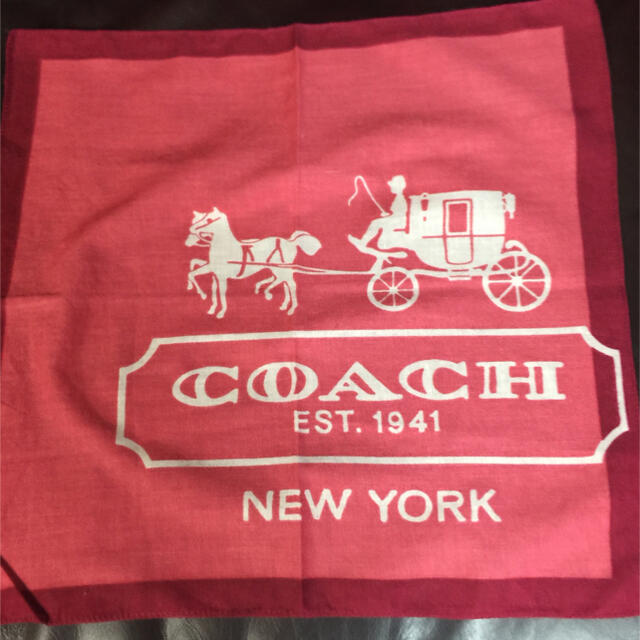 COACH(コーチ)のコーチ ハンカチ 雑誌付録 レディースのファッション小物(ハンカチ)の商品写真