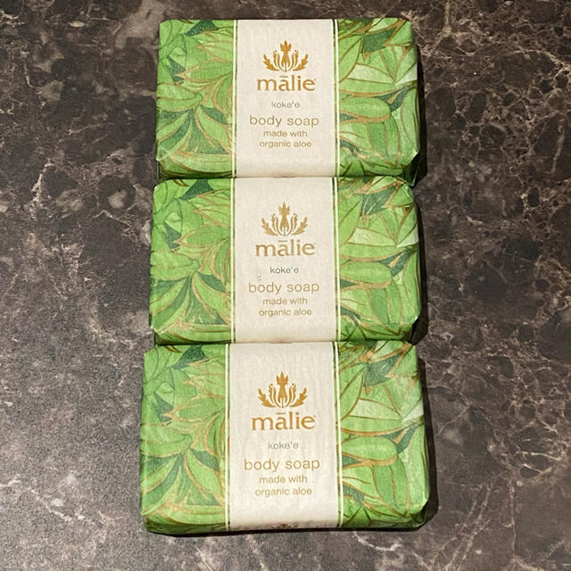 Malie Organics(マリエオーガニクス)の新品　ハワイブランド　Malie ボディソープ　石鹸 コスメ/美容のボディケア(ボディソープ/石鹸)の商品写真
