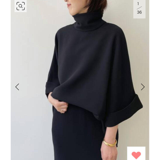 L'Appartement DEUXIEME CLASSE(アパルトモンドゥーズィエムクラス)の【MARK KENLY DOMINO TAN】T/N BLOUSE レディースのトップス(シャツ/ブラウス(長袖/七分))の商品写真