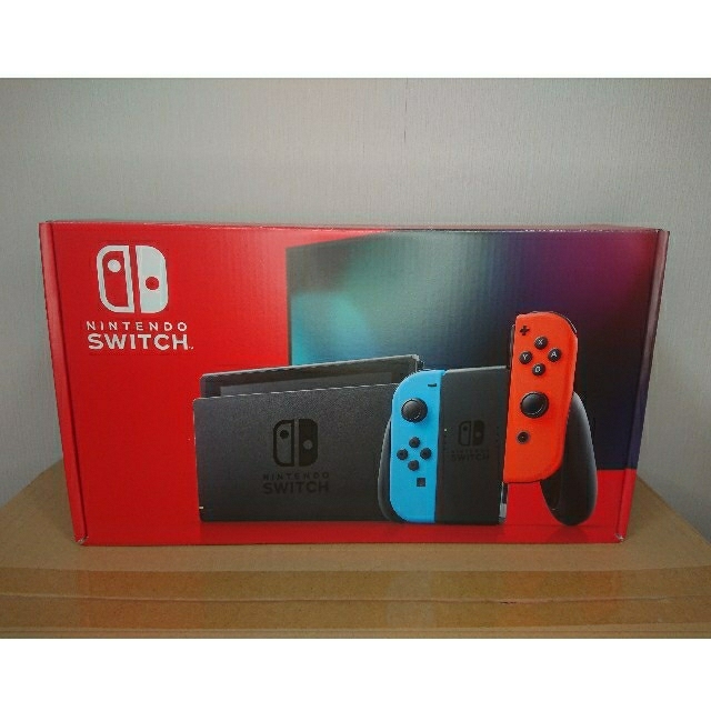 限定版 Nintendo Switch - 美品 ニンテンドースイッチ 本体 ネオン ブルー 新型 家庭用ゲーム機本体