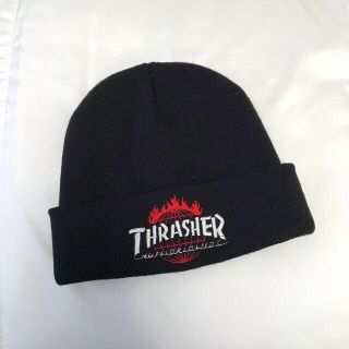 スラッシャー(THRASHER)のTHRASHER × HUF ニット帽 ビーニー(ニット帽/ビーニー)