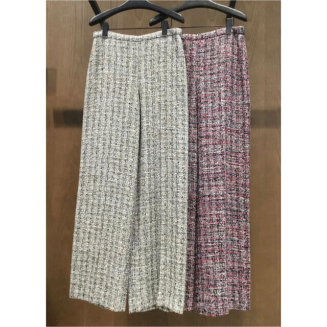 たしろ屋 Theory 20ss ツイード セットアップ アイボリー×ブラック