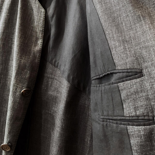 ISSEY MIYAKE(イッセイミヤケ)のISSEY MIYAKE linen tailored jacket メンズのジャケット/アウター(テーラードジャケット)の商品写真