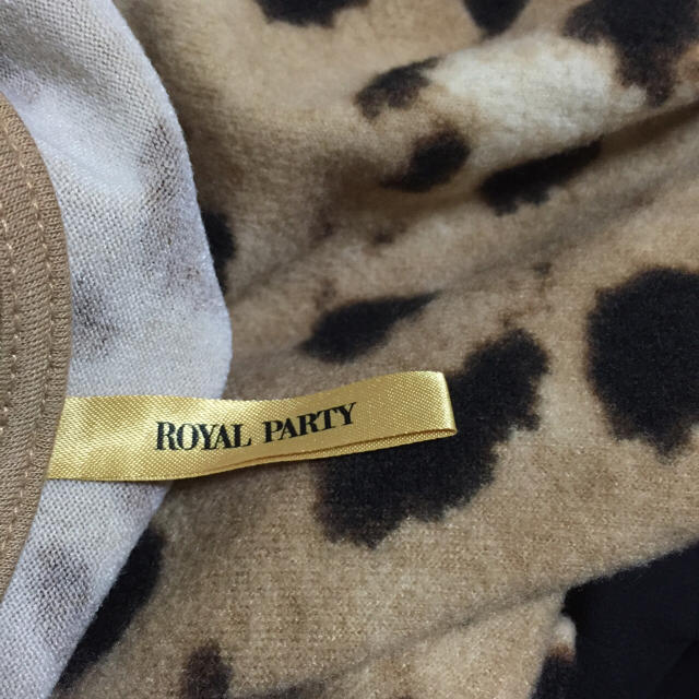 ROYAL PARTY(ロイヤルパーティー)のROYAL PARTY 豹柄 ワンピース M レディースのワンピース(ミニワンピース)の商品写真