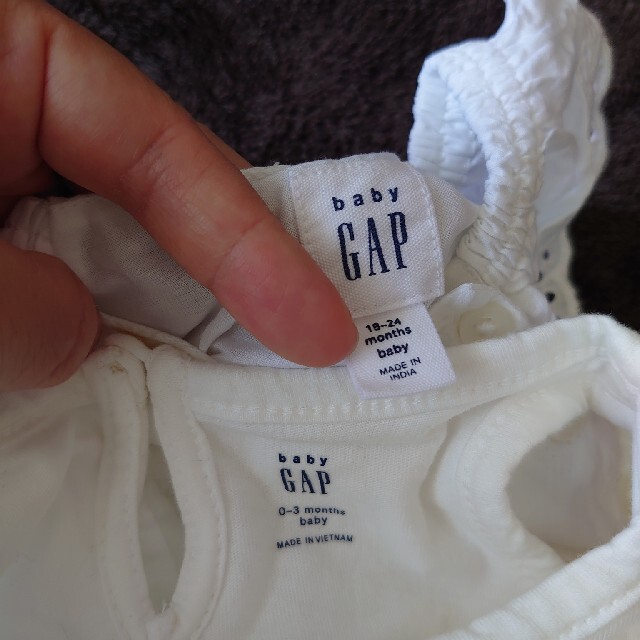 babyGAP(ベビーギャップ)のgap 姉妹コーデ ロンパース&チュニック キッズ/ベビー/マタニティのキッズ服女の子用(90cm~)(Tシャツ/カットソー)の商品写真