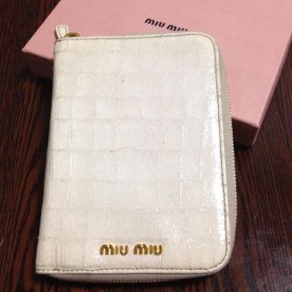 ミュウミュウ(miumiu)のMIU MIU手帳ケース(その他)