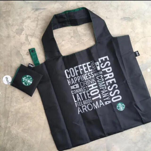 Starbucks Coffee(スターバックスコーヒー)の海外限定 新品未使用 スタバ LOQI ローキー コラボエコバッグ レディースのバッグ(エコバッグ)の商品写真