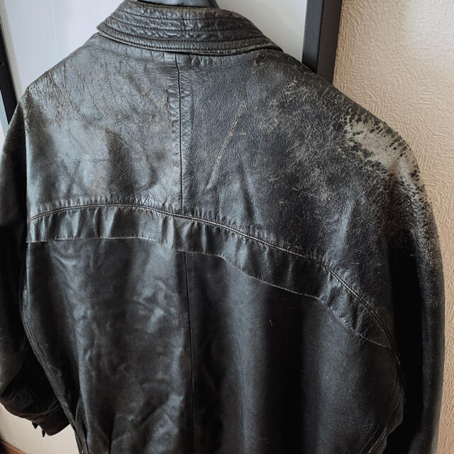 Giorgio Armani GIORGIO ARMANI 80s leather jacketの通販 by しゃむ｜ジョルジオアルマーニならラクマ