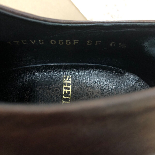 REGAL(リーガル)のSHETLANDFOX 055F SF ストレートチップ　ブラウン　6.5 メンズの靴/シューズ(ドレス/ビジネス)の商品写真