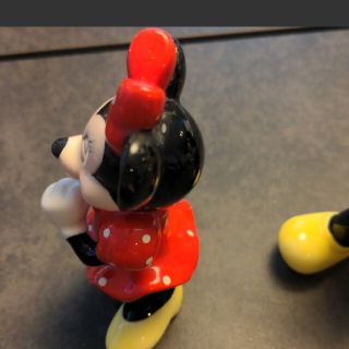 Disney - ミッキーマウス ミニーマウス 陶器 置物 フィギュア レトロ