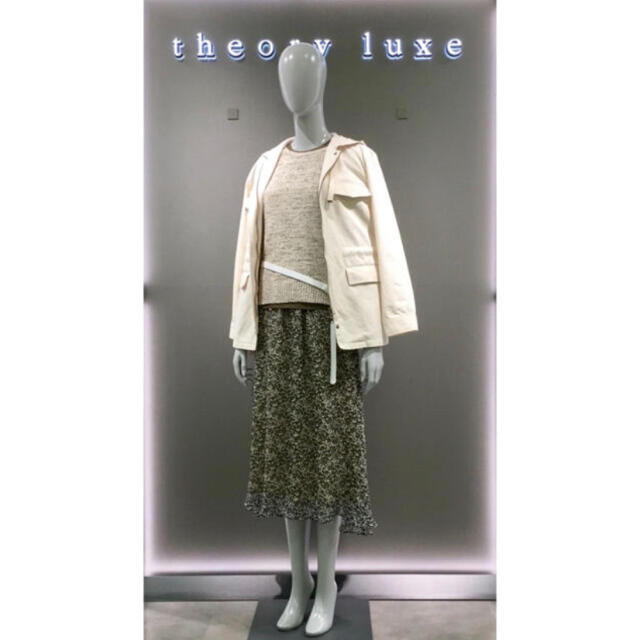 Theory luxe 20ss フード付きミリタリージャケット