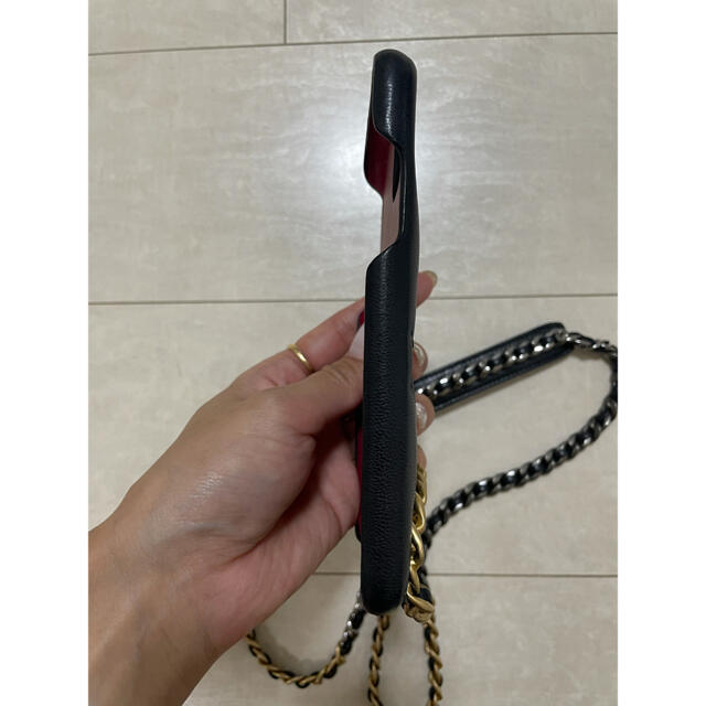 CHANEL 携帯ケース iPhoneケース iPhone11 ストラップ - iPhoneケース