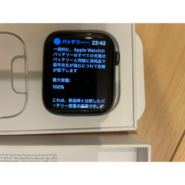 Apple Watch(アップルウォッチ)のApple Watch Series 6 GPSモデル　44mm スペースグレイ メンズの時計(腕時計(デジタル))の商品写真