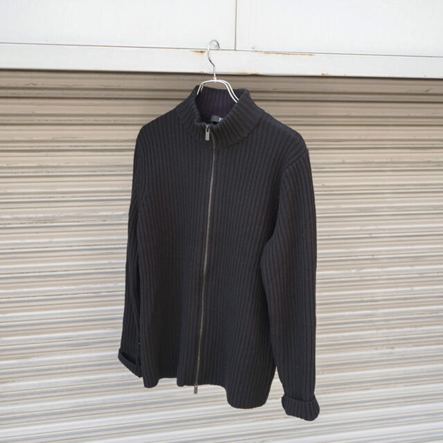 Jil Sander(ジルサンダー)の【+J】ミドルゲージリブフルジップセーター メンズのトップス(ニット/セーター)の商品写真