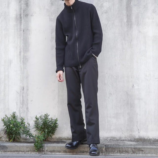 JIL SANDER - 【+J】ミドルゲージリブフルジップセーターの通販 JIL SANDER - 【+J】ミドルゲージリブフルジップセーターの通販