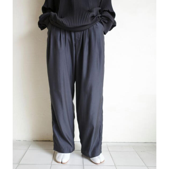 stein CUPRO WIDE TROUSERS・BLACK いいスタイル 10290円引き alala.ci