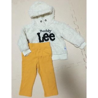 バディーリー(Buddy Lee)のBuddy Lee もこもこパーカー　カラー　レギンス  男の子　ふわふわ(ニット/セーター)