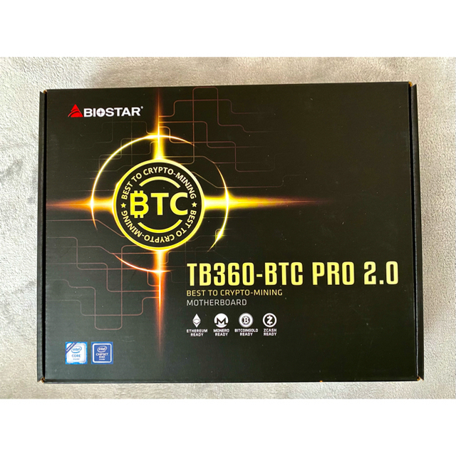 【新品・未開封】TB360-BTC PRO 2.0 マイニング専用ATXマザボ